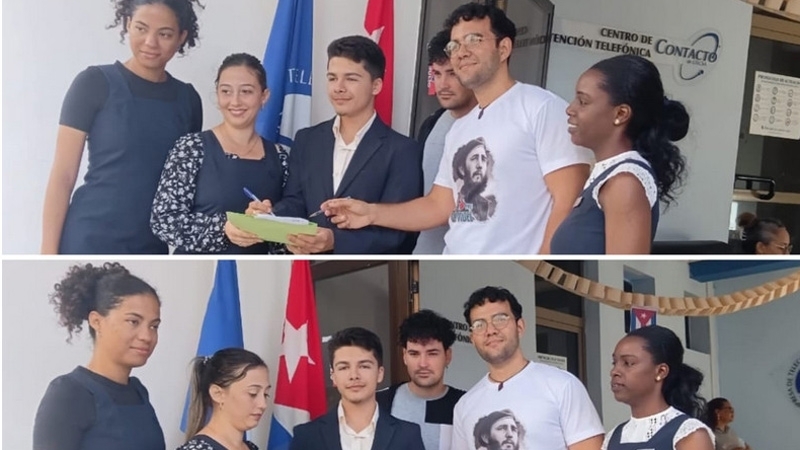 My Signature for the Country at the ETECSA Territorial Division in Camagüey